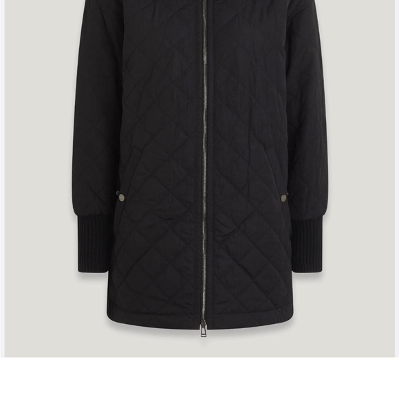 NWT Belstaff Boardwalk Winter Turtleneck Quilted Coat Size 40 | US 6 - Picture 5 of 14